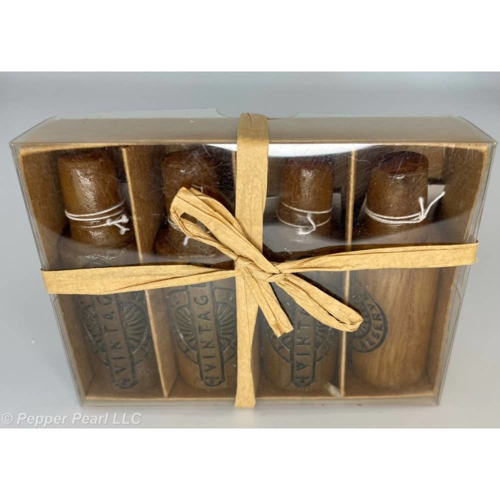 Wine Cork Candles Set of 4 in Gift Box Cheers from Giftcraft Inc